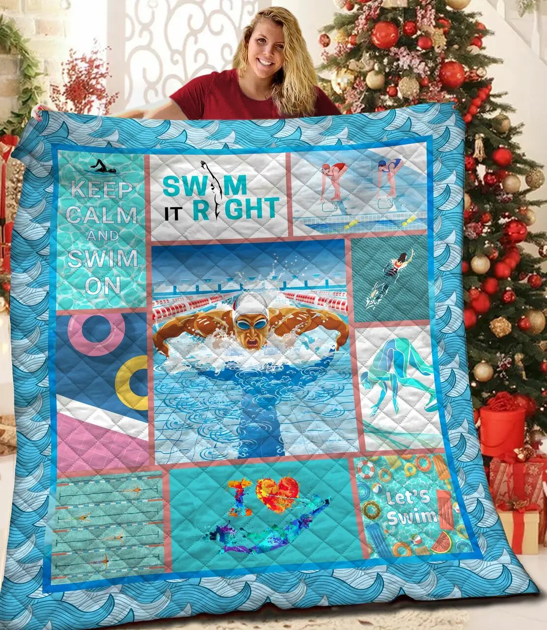 Swim JFJ13410 3D Customized Quilt 2707 and Home Decor