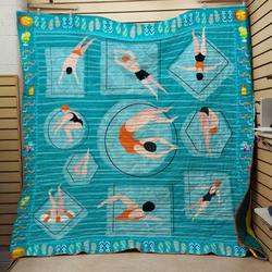 Swimming 2802062 Quilt Blanket  Quilt and Home Decor