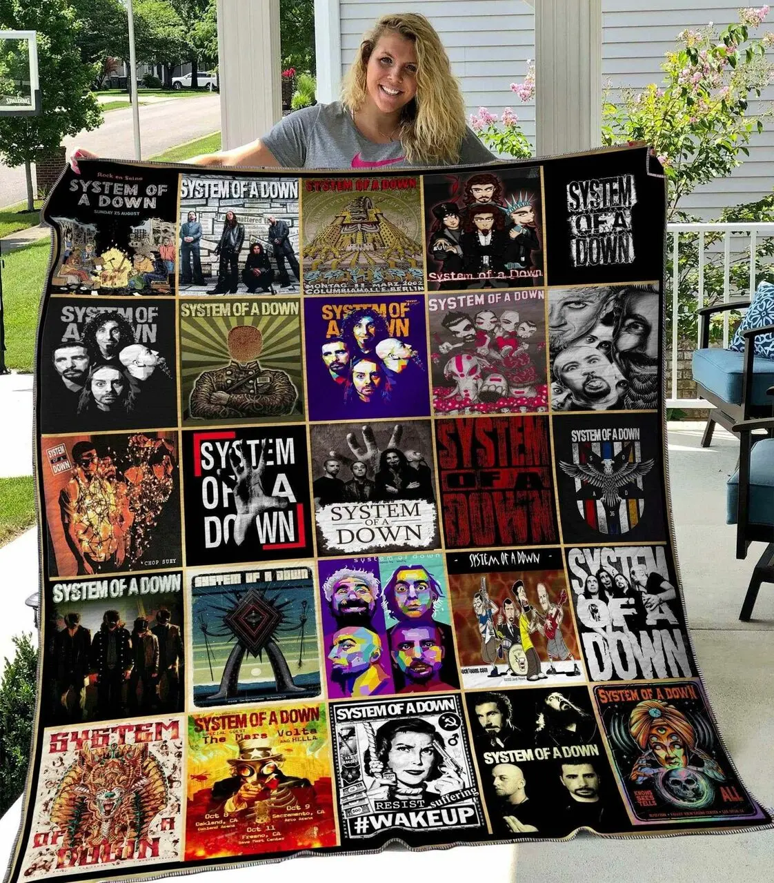 System Of A Down Blanket Th2906 Quilt and Home Decor