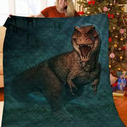 T Rex JFJ13422 3D Customized Quilt 2707 and Home Decor