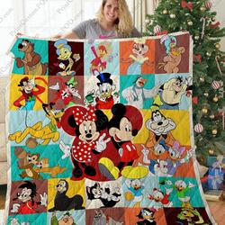 Ta- Disney All Characters Quilt Blanket and Home Decor