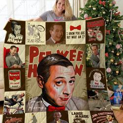 Ta - Pee-Wee Herman Quilt Blanket and Home Decor