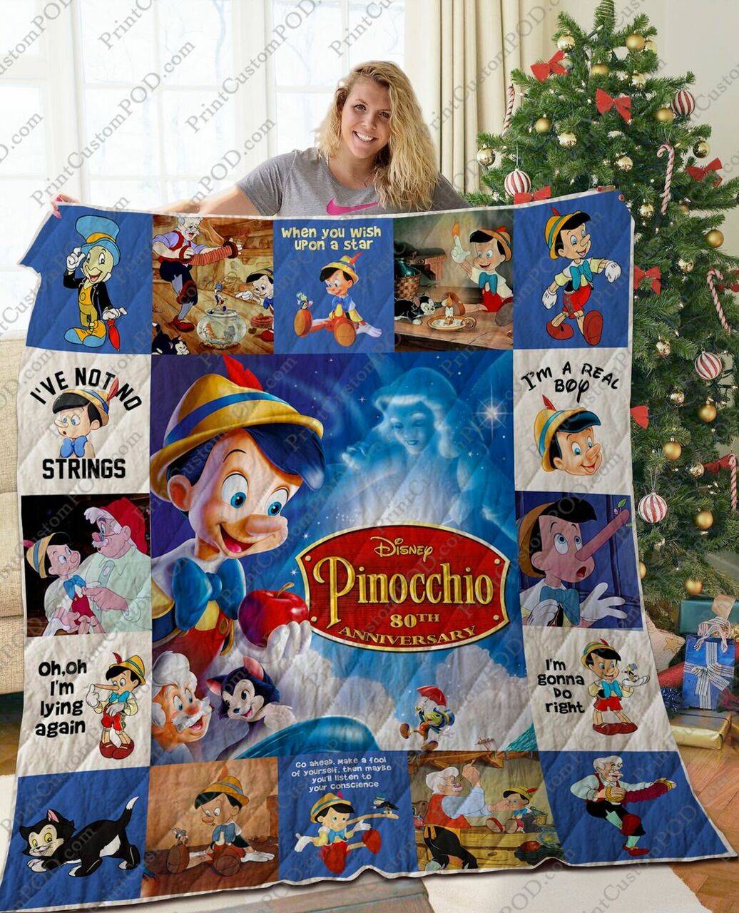 Ta - Pinocchio Quilt Blanket and Home Decor