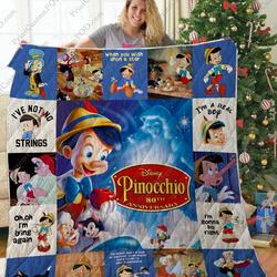 Ta - Pinocchio Quilt Blanket and Home Decor