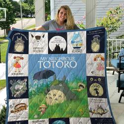 Ta Totoro Quilt Blanket Ver2 and Home Decor