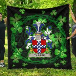 Taaffe Ireland Irish Celtic Shamrock Knot Circle JFJ13428 3D Customized Quilt 2707 and Home Decor
