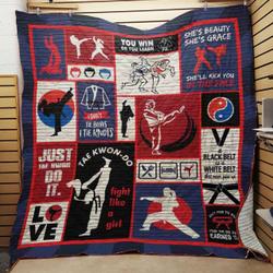 Taekwondo Girl JFJ13430 3D Customized Quilt 2707 and Home Decor