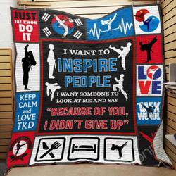 Taekwondo JFJ13435 3D Customized Quilt 2707 and Home Decor