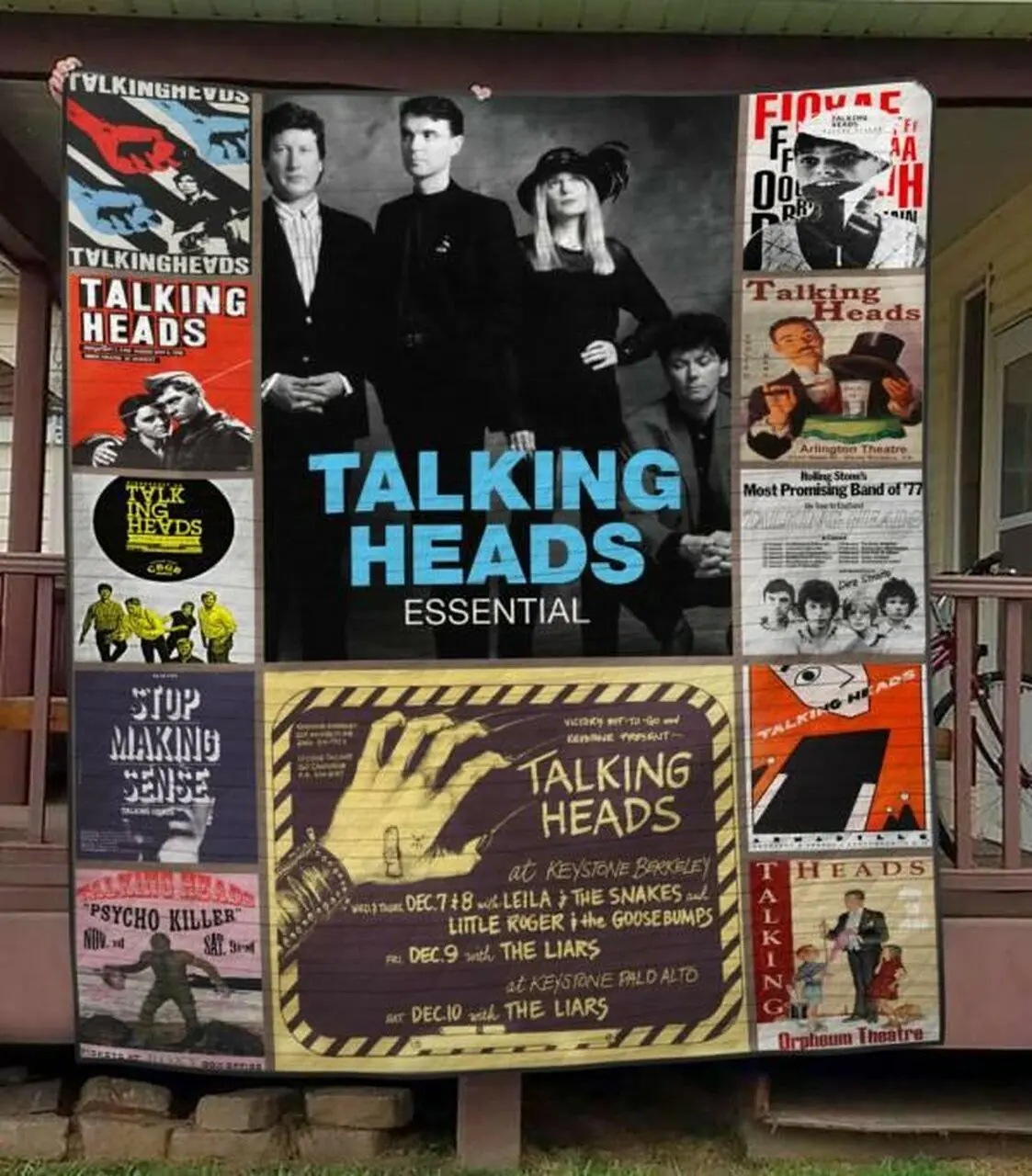 Taking Heads Quilt Blanket Hvt030624 Quilt and Home Decor