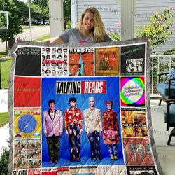 Talking Heads Albums Cover Poster Quilt Blanket and Home Decor