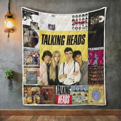 Talking Heads Style 2 Album Covers Quilt Blanket and Home Decor