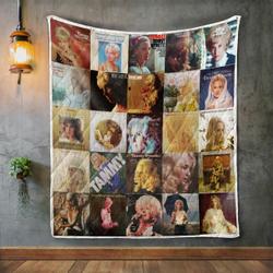Tammy Wynette 2 Album Covers Quilt Blanket and Home Decor