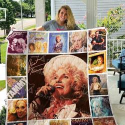 Tammy Wynette Quilt Blanket 0867 and Home Decor