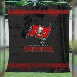Tampa Bay Buccaneers Quilt Blanket 02 and Home Decor