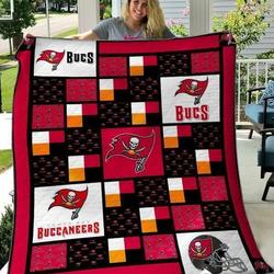 Tampa Bay Buccaneers Quilt Blanket 03 and Home Decor