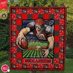 Tampa Bay Buccaneers Quilt Blanket and Home Decor