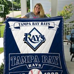 Tampa Bay Rays Quilt Blanket and Home Decor
