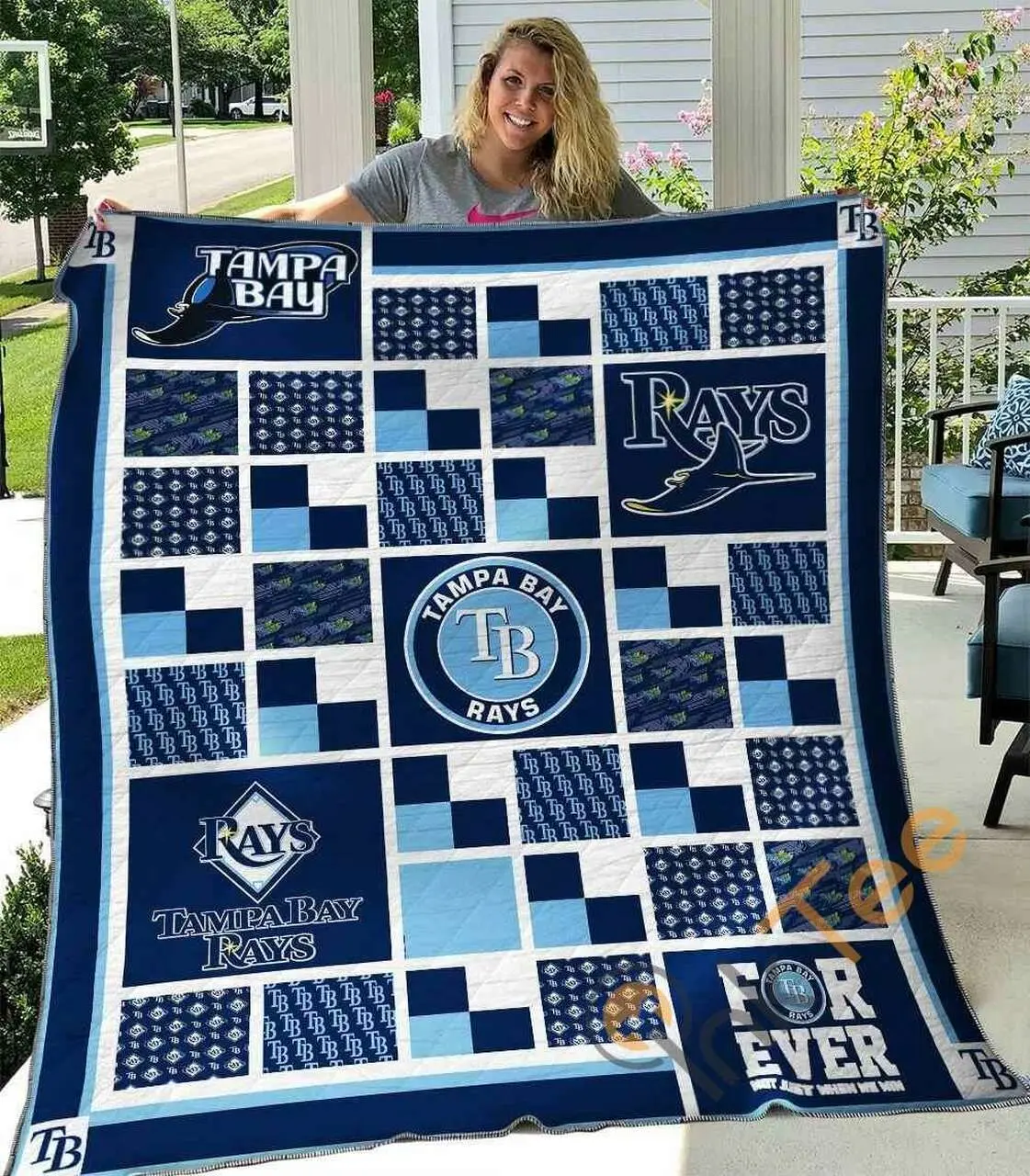 Tampa Bay Rays Ver1 Blanket TH2906 Quilt and Home Decor