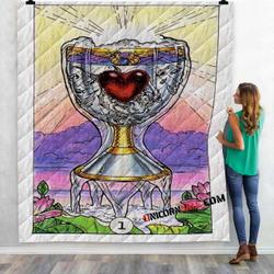 Tarot Card Ace Of Cups 3D Customized Personalized Quilt Blanket and Home Decor