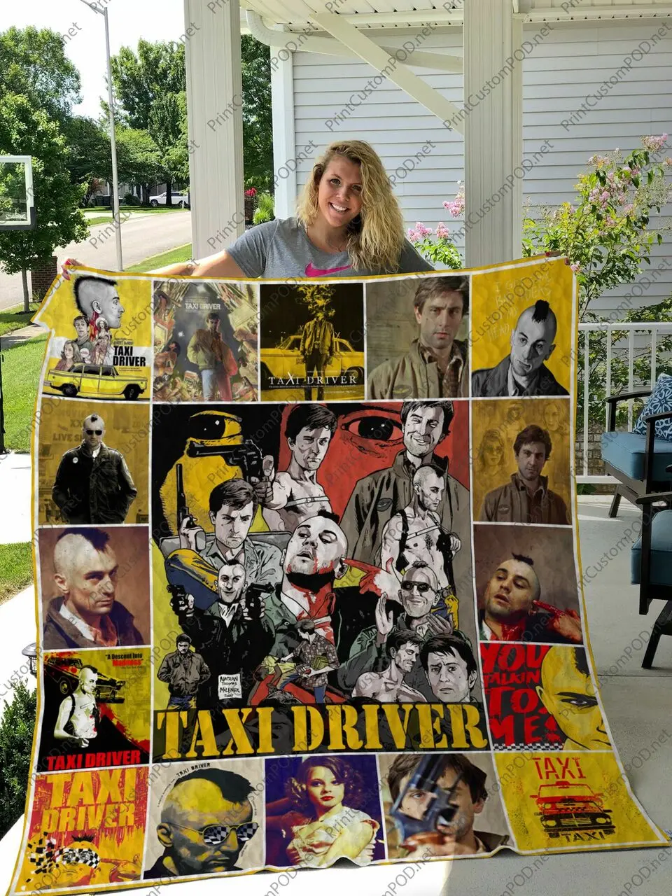 Taxi Driver Quilt Blanket 02 and Home Decor