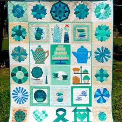Tea Party Hur Quilt me and Home Decor