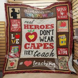 Teacher Quilt Blanket Dhc03021394Td and Home Decor