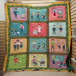 Teacher Quilt and Home Decor