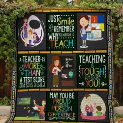 Teaching Is Tough But So Are You Quilt and Home Decor