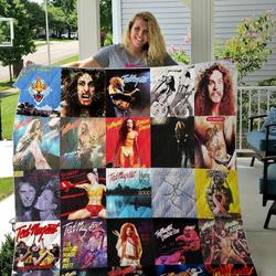 Ted Nugent Style 3 Quilt Blanket and Home Decor