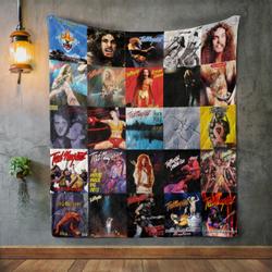 Ted Nugent Syle 3 Quilt Blanket and Home Decor