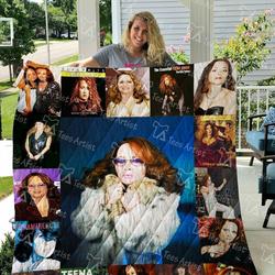 Teena Marie Quilt Blanket 01159 and Home Decor