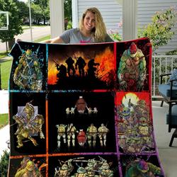 Teenage Mutant Ninja Turtles Quilt Blanket and Home Decor