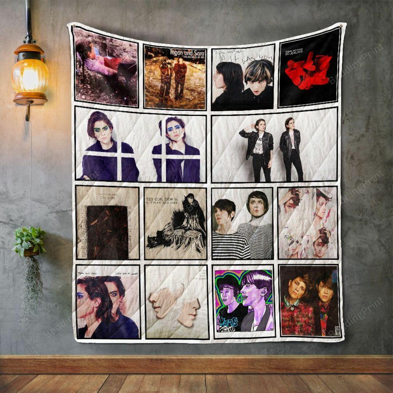 Tegan And Sara Album Covers Quilt Blanket and Home Decor