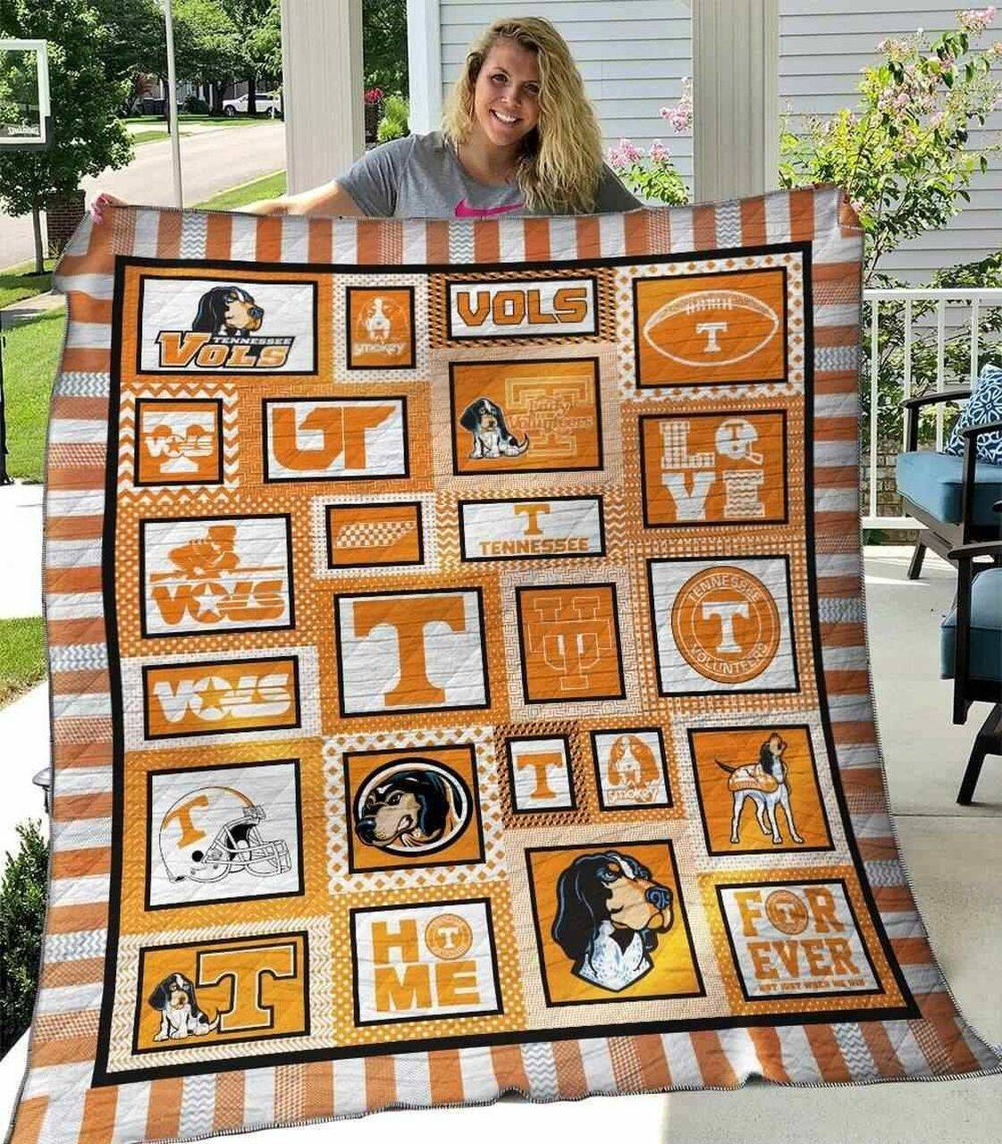 Tennessee Volunteers 1 Blanket Th1607 Quilt and Home Decor
