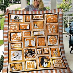 Tennessee Volunteers 1 Blanket Th1607 Quilt and Home Decor