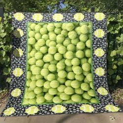 Tennis Ball Quilt Blanket Hm26  Quilt and Home Decor