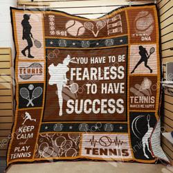Tennis Cld220746 Quilt Blanket and Home Decor