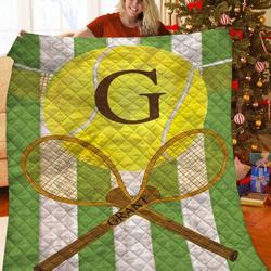 Tennis JFJ13511 3D Customized Quilt 2707 and Home Decor