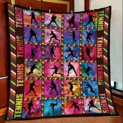 Tennis Player KL2409135CL Quilt Blanket and Home Decor