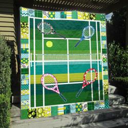 Tennis Quilt Blanket Hm26  Quilt and Home Decor