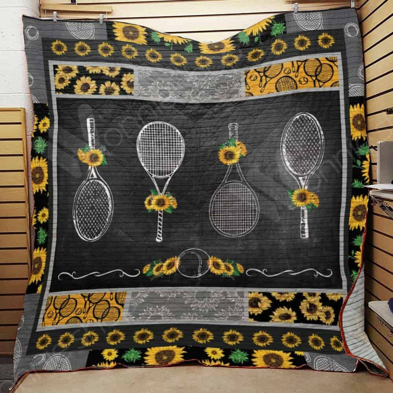 Tennis Racket Quilt Blanket Dhc03021295Td and Home Decor