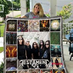 Testament Albums Cover Poster Quilt Blanket and Home Decor