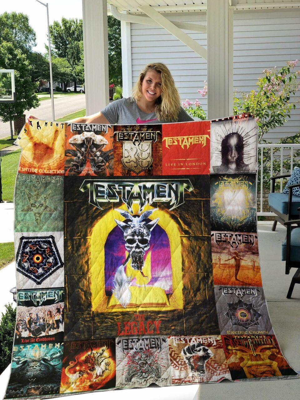 Testament Band Quilt Blanket For Fans Ver 17 and Home Decor