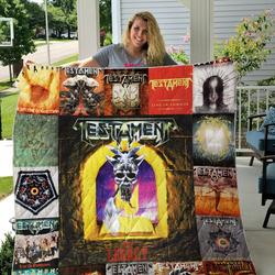 Testament Band Quilt Blanket For Fans Ver 17 and Home Decor