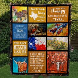 Texas Cl14100473Mdq Quilt Blanket and Home Decor