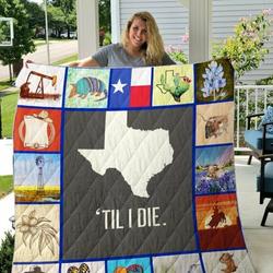 Texas Cl14100476Mdq Quilt Blanket and Home Decor