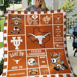 Texas Longhorns Quilt Blanket B250516  Quilt and Home Decor