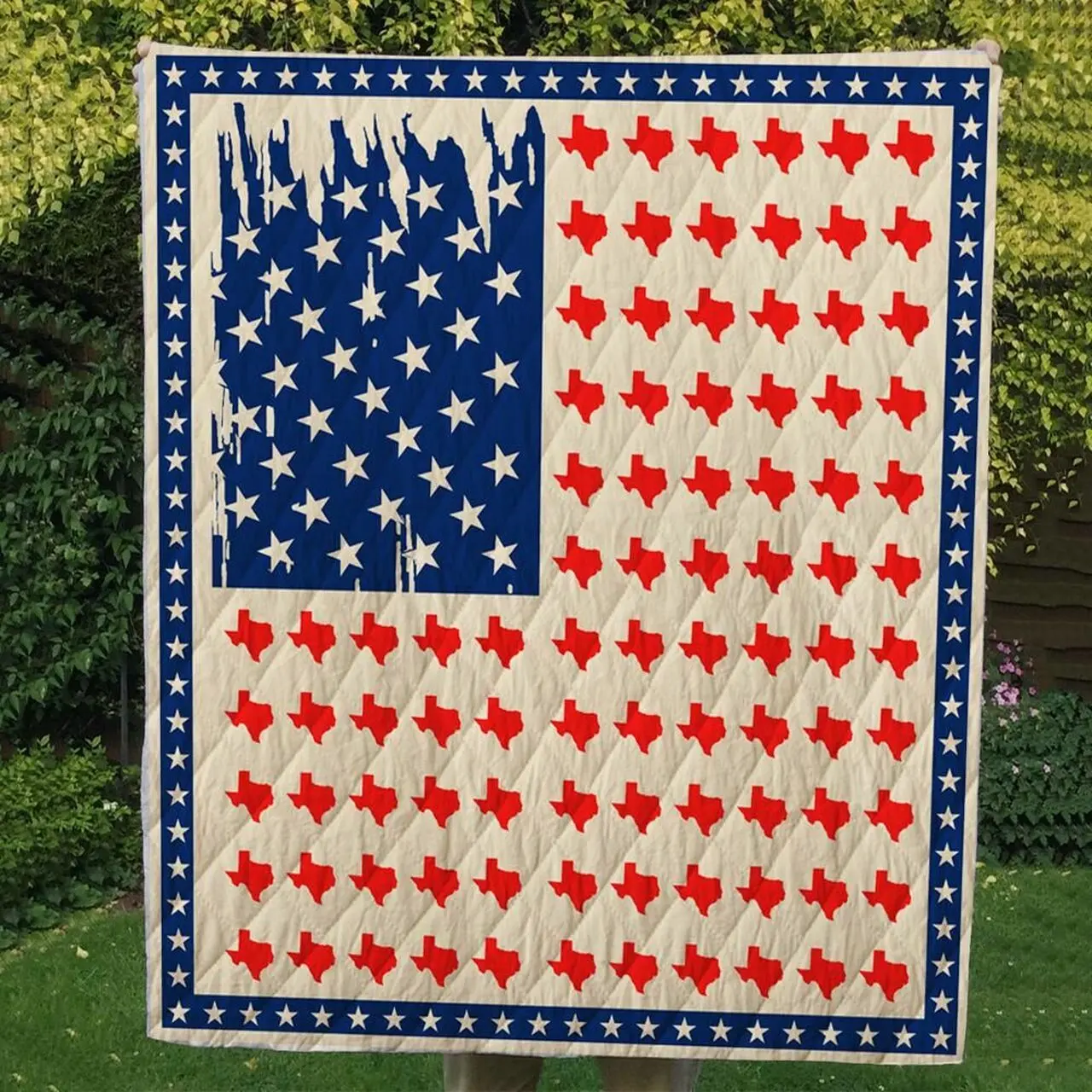 Texas Map Cl14100485Mdq Quilt Blanket and Home Decor