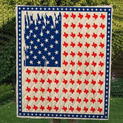 Texas Map Cl14100485Mdq Quilt Blanket and Home Decor