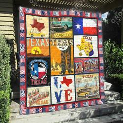 Texas Qh010720B Tbg Quilt Blanket and Home Decor